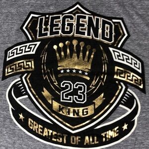 Shirt Happening Gray T-Shirt / King James Size L
